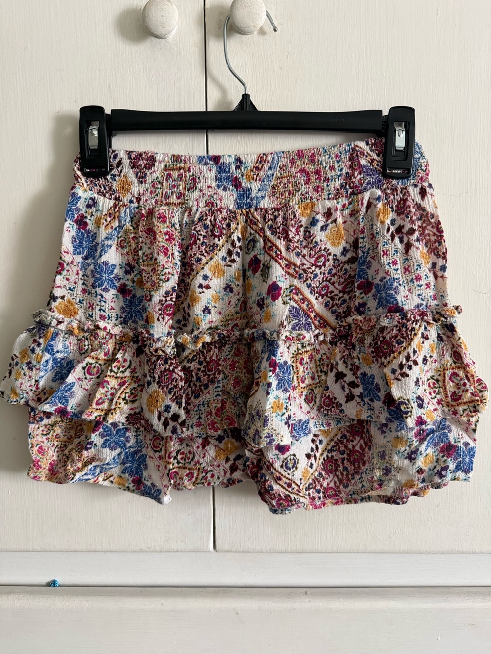 RAGA Anthropologie Tiered Ruffle Women's skirt - Multicolor